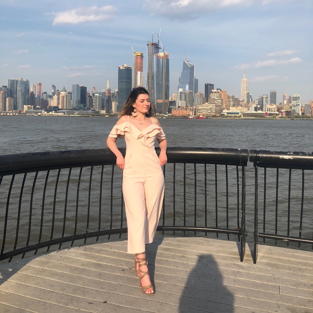 Peachy Pink Jumpsuit One Piece